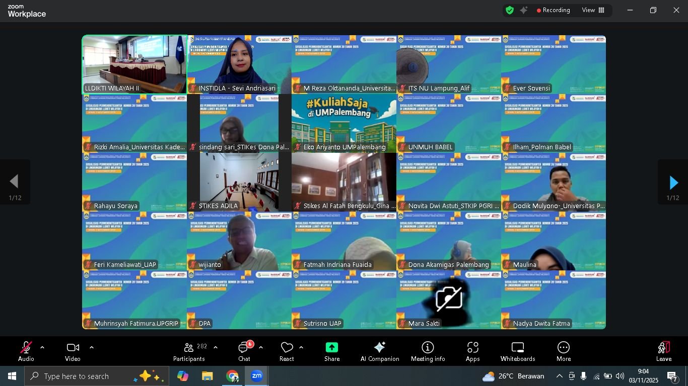 INSTIDLA Ikuti Sosialisasi Permendiktisaintek Nomor 39 Tahun 2025 dan Pembahasan RUU Sistem Pendidikan Nasional