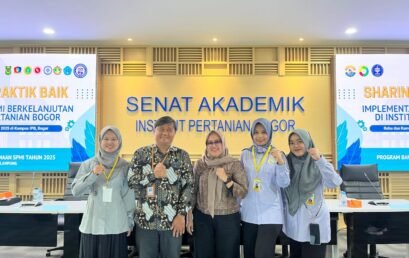 INSTIDLA Ikuti Kegiatan Sharing Praktik Baik Implementasi SPMI di Institut Pertanian Bogor